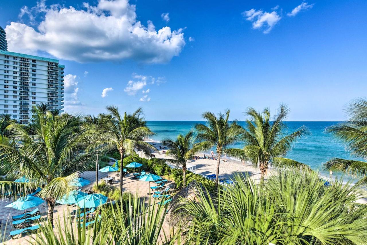 Hollywood Beachfront Condo With Resort Amenities! 외부 사진